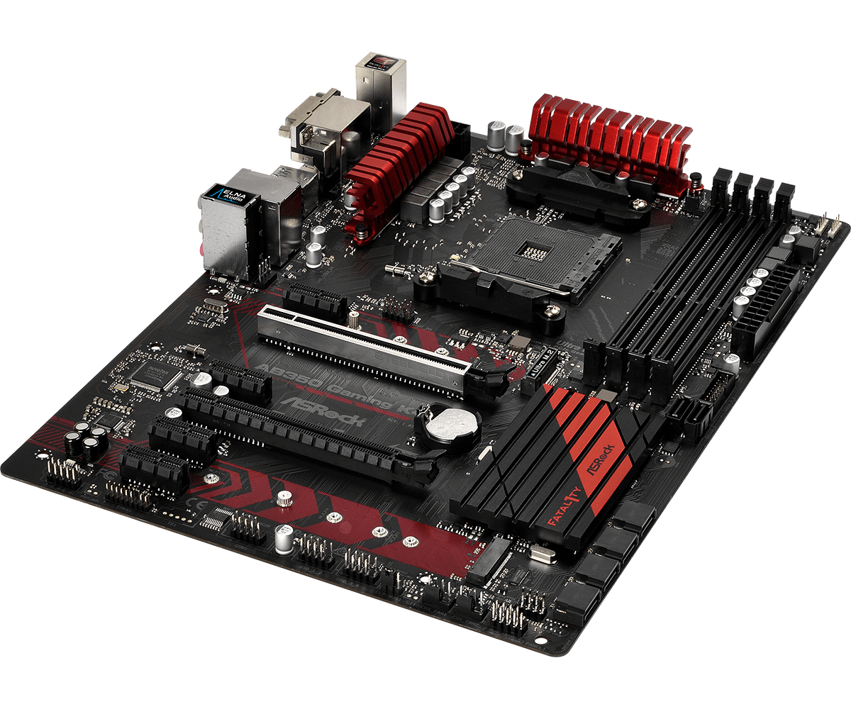 Asrock Fatal1ty AB350 Gaming K4 - Motherboard Specifications On